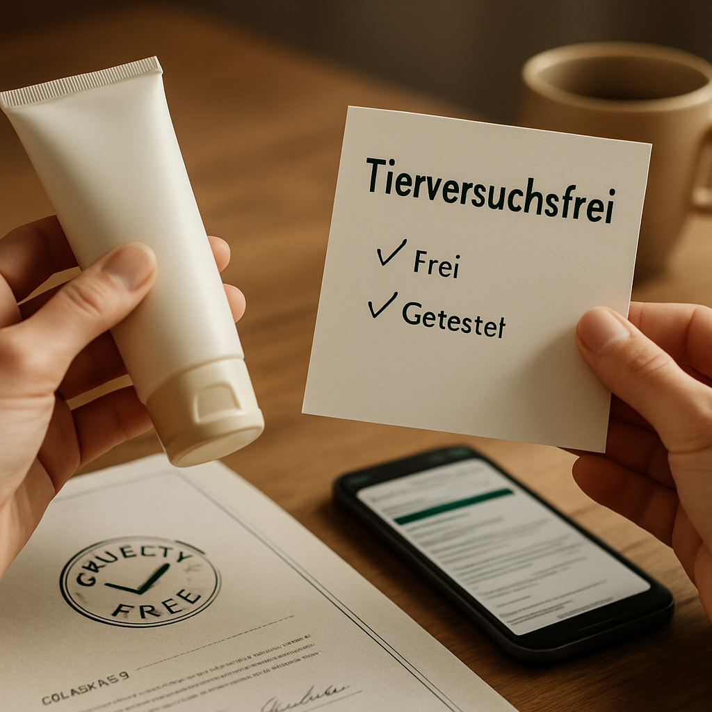 Tierversuchsfrei Inhaltsstoffe prüfen mit Fair-Kosmetik