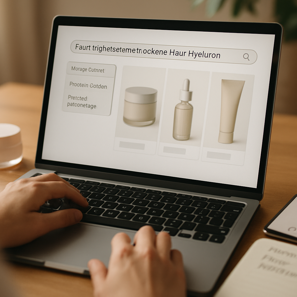 Produktsuche bei fair-kosmetik.de: Beauty-Produkte finden